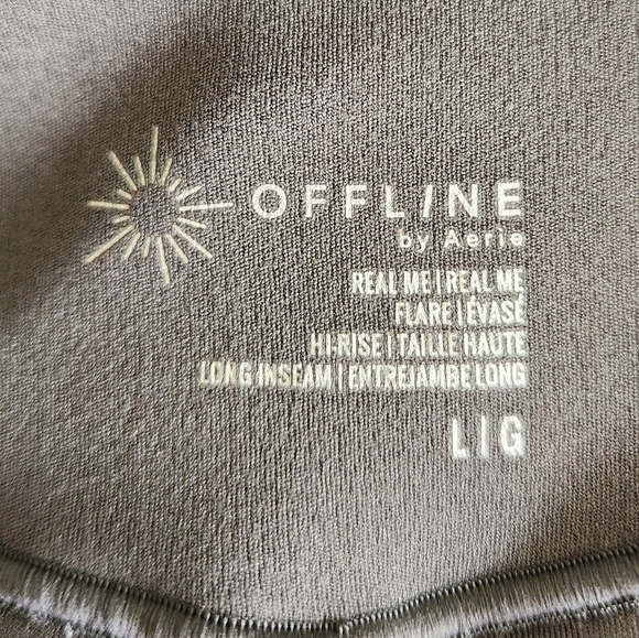 OFFLINE By Aerie Real Me High Waisted Crossover Flare Legging - Picture 4 of 6